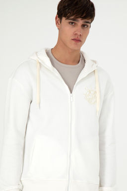 Мужской кремовый вязаный кардиган Неожиданная скидка в корзине - U.s. polo assn фото 10