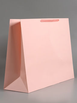 Пакет подарочный ламинированный горизонтальный «Розовый», XXL 61×46×20 см