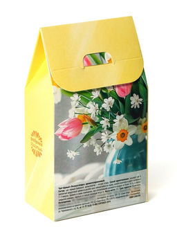 Чай подарочный 8 Марта: букет цветов, вкус: лесные ягоды, 20 г - Фабрика счастья фото 4
