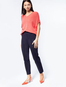 Джемпер из гладкой вискозы с лиоцеллом