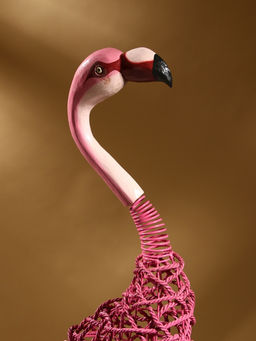 Сувенир плетёный «Фламинго», 30×18×140 см