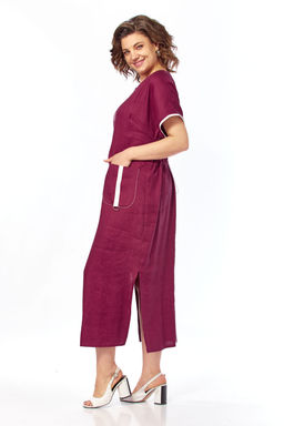 Платье Diamant 2191 бордо  фото 4