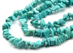 Бусы крошка 80см из бирюзы иранской имитация