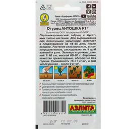 Огурец Антошка F1 10шт. (Аэлита)