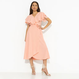 Платье на запах Счастье влюбленности (розовый поцелуй) - Charutti фото 2