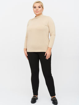 Брюки из плотного трикотажа BB13606BLK01