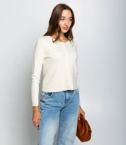 Кардиган #КТ9035 (3), кремовый