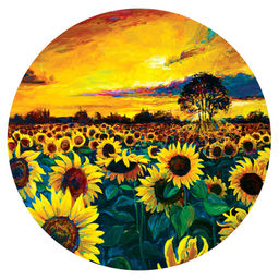 Puzzle ТРИ СОВЫ 77 элементов "Подсолнухи" (ПК77_54618)