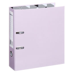 Пaпкa-регистратор А4 75мм Calligrata ламинированная, светлая сирень