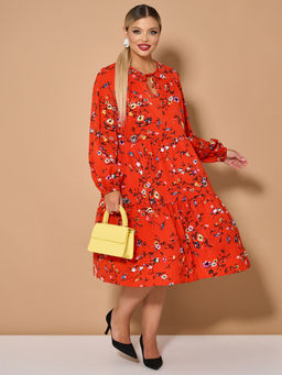 Платье 0060-23 темная фуксия - Dora фото 27