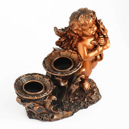 Подсвечник Ангелочек, на две свечи, 11 х 5.5 х 12 см - Simaland фото 4