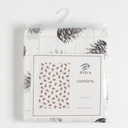 Скатерть новогодняя «Этель» Christmas 150×250 см, 100% хлопок, саржа 190 г/м²