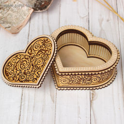 Шкатулка Для неё, 12?10?5 см, береста - Simaland фото 2