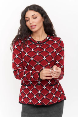 ЗЛАТА Жакет М 3171/красный