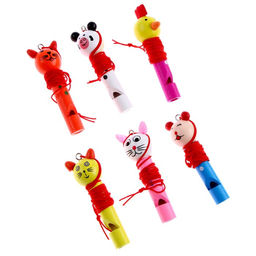 Детский свисток «Животные» на верёвочке, МИКС