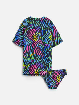 ACOOLA / Костюм купальный детский для девочек Luiziana1 сине-красный  фото 5