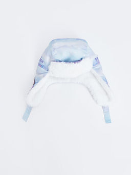 Frozen Bask?l? K?z ?ocuk Pel?? Kar ?apkas?