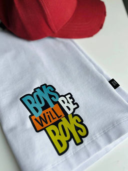 Футболка Boys 22-9010 белый - Mini maxi фото 9