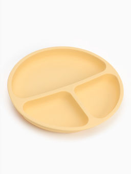 Тарелка детская секционная, 3 секции, молочный, Mum&Baby