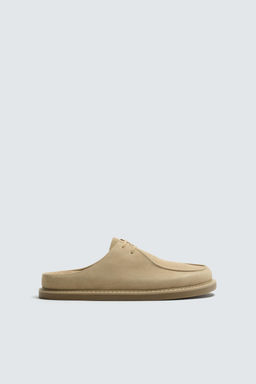 ZUECO PIEL / Beige - Zara фото 4