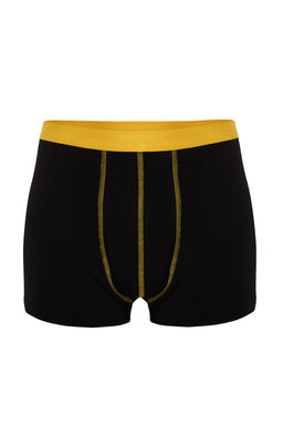 Siyah Renkli Lastikli 5li Paket Esnek Pamuklu Boxer TMNAW24BX00007 - Trendyolmilla фото 12