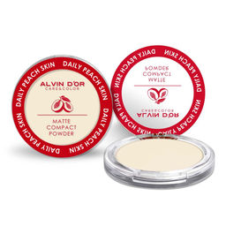 Alvin Dor PD-11 Пудра компактная Daily Peach Skin 10г тон 01 light beige