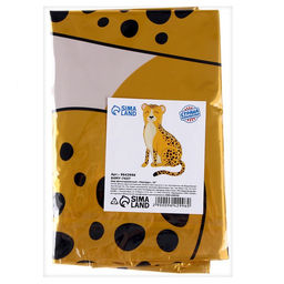 Воздушный шар фольгированный 25" «Леопард», фигура