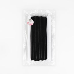 Резинка с силиконом, 10 мм, 10±1 м, чёрная