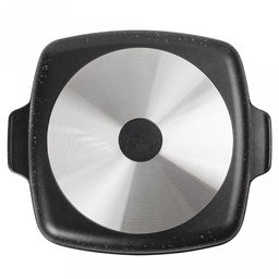 Противень с антипригарным покрытием 32х32х7см "Гранит", s0,4см, литые ручки (Россия)