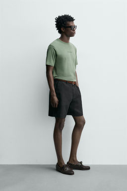 CAMISETA ESTAMPADOS COMBINADOS / verde lavado - Zara фото 4