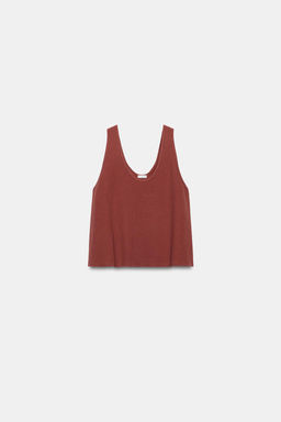 STRUCTURED STRAPPY TOP - Zara фото 5