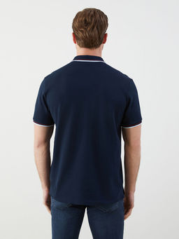 LC Waikiki Lacivert Polo Yaka Pike Erkek Ti__rt