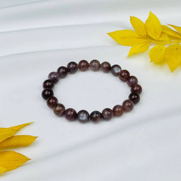 Браслет из кофейного Лунного камня - Радуга самоцветов фото 2