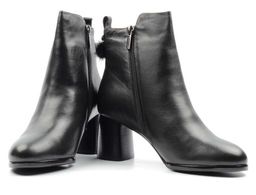 04-PAYH02-01Z BLACK Угги женские (натуральная замша, 100% шерсть, натуральный мех)