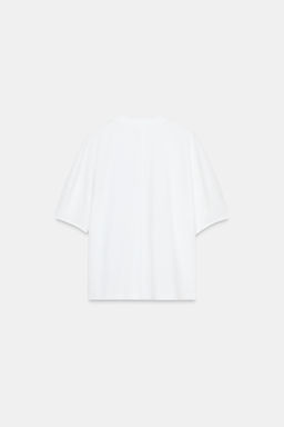 T-SHIRT WITH CONTRAST FLOWER PRINT - Zara фото 6