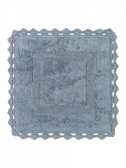 Коврик для туалета 50x50 голубой