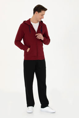 Свитшот мужской U. S. Polo Assn бордово-красный из хлопка - U.s. polo assn фото 18