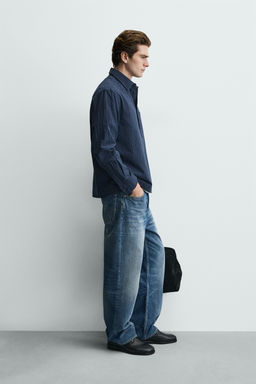CAMISA POLO REGULAR FIT CUADROS / Azul - Zara фото 4