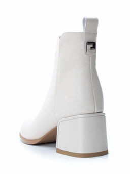 01-PCM341-2 BEIGE Ботинки демисезонные женские (натуральная кожа, байка)