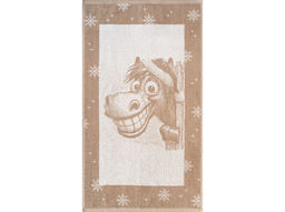 Полотенце махровое 6с103.512ж2 Hello конь (лен3) 50х90см