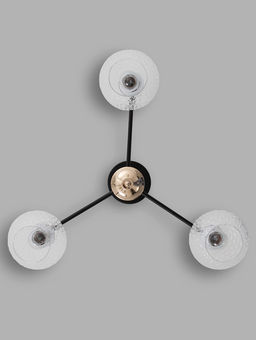 Люстра 12253/3, 3хE27, 60 Вт, кофе/золото