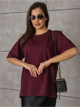 Футболка Базовая Шоколад женская - София фото 4