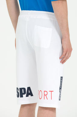 Мужские белые вязаные шорты - U.s. polo assn фото 7