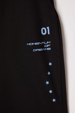 TRENDYOL MAN Siyah Oversize/Genis Kesim Kolej Temal? Sort & Bermuda TMNSS25SR00017 - Trendyolmilla фото 2