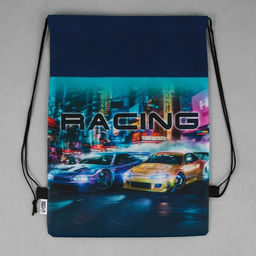 Сумка для обуви Racing, нетканное полотно, размер 41х31 см - Artfox study фото 2