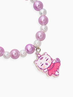 Цена за 2 шт. Набор детских браслетов «Выбражулька. Котик и Единорог», 3 шт. силиконовый, разноцветный