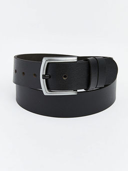 Deri G?r?n?ml? Erkek Kemer