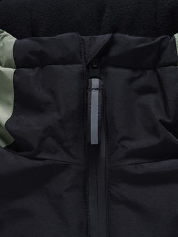 Горнолыжный костюм зимний для мальчика цвета хаки 9517Kh