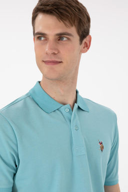 Мужская мятная базовая футболка Неожиданная скидка в корзине - U.s. polo assn фото 2