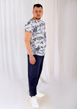 Футболка Алекс синяя - Марлен фото 2